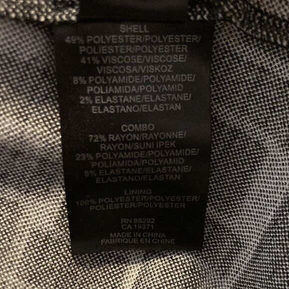 Tibi Black & White Patterned Sleeveless Dress Size 2 - Picture 7 of 7